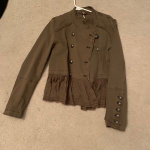Free people military style jacket